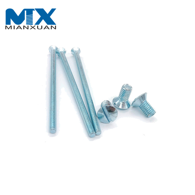 Оцинкованный винт с потайной головкой со шлицем DIN924 DIN964