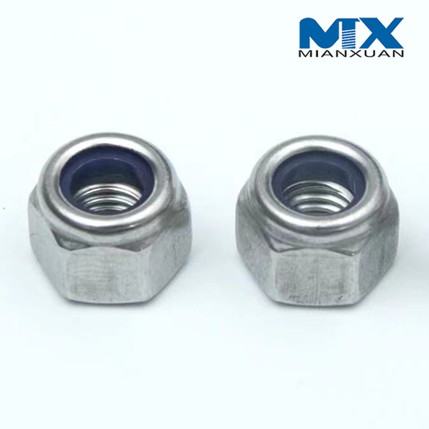 DIN982 Нейлоновая стопорная гайка Стандарт из углеродистой стали