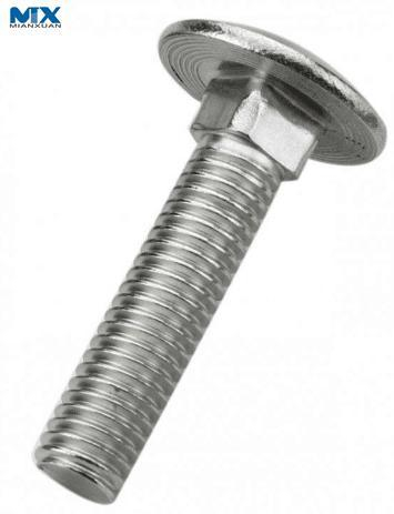 Болты с круглой головкой и квадратной шейкой (дюймовая серия)