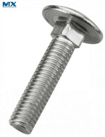 Болты с круглой головкой и квадратной шейкой (дюймовая серия)