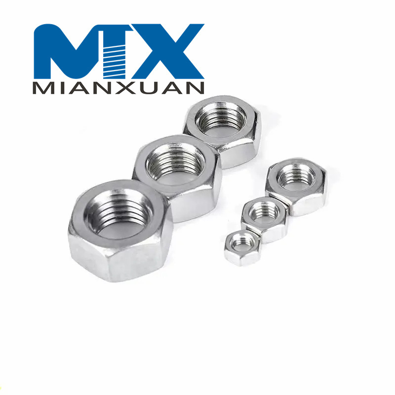 Шестигранные гайки Гайки с шестигранной головкой из нержавеющей стали