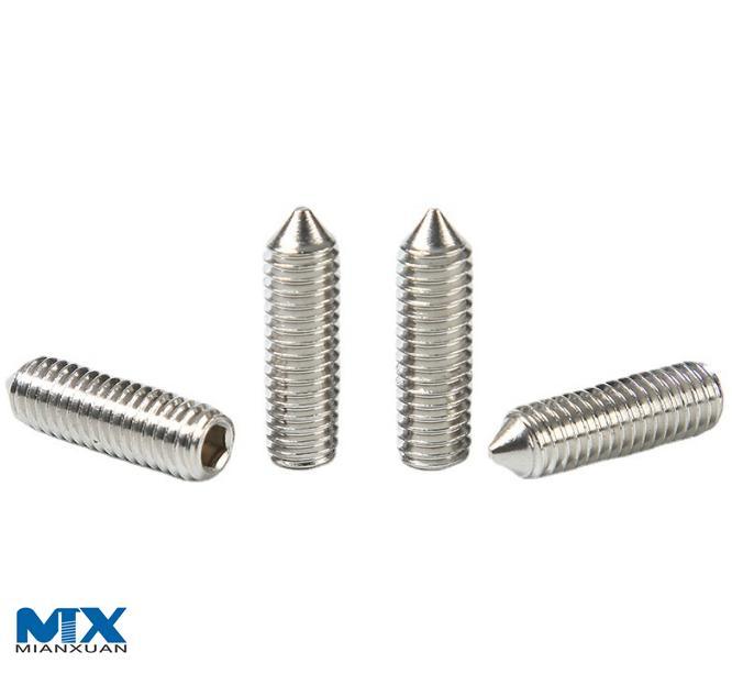 Установочные винты с шестигранной головкой и конусом