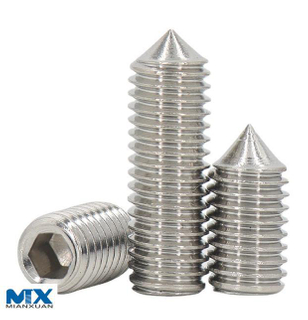 Установочные винты с шестигранной головкой и конусом