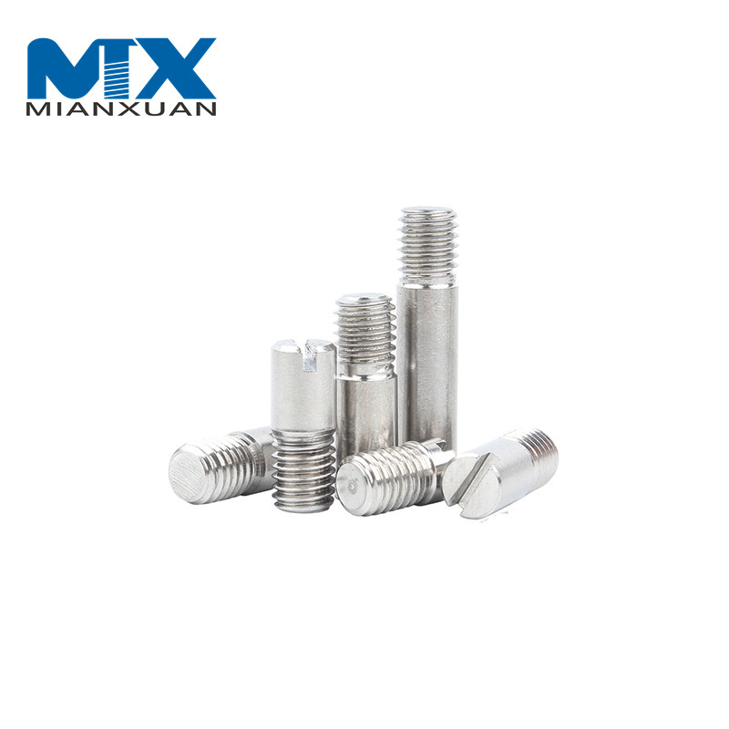 Цилиндрический штифт с прорезью из нержавеющей стали 304 и внешней резьбой DIN427