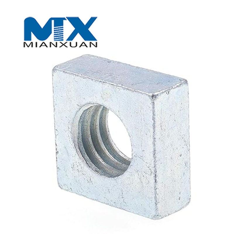 Нержавеющая сталь A2 A4 304 316 A2-70 A4-80 Квадратная гайка DIN 562 557 Квадратная гайка DIN557 DIN562 M12 M14 M16 M20