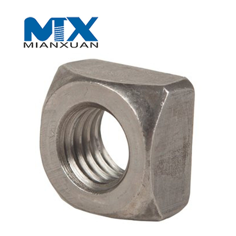 Нержавеющая сталь A2 A4 304 316 A2-70 A4-80 Квадратная гайка DIN 562 557 Квадратная гайка DIN557 DIN562 M12 M14 M16 M20