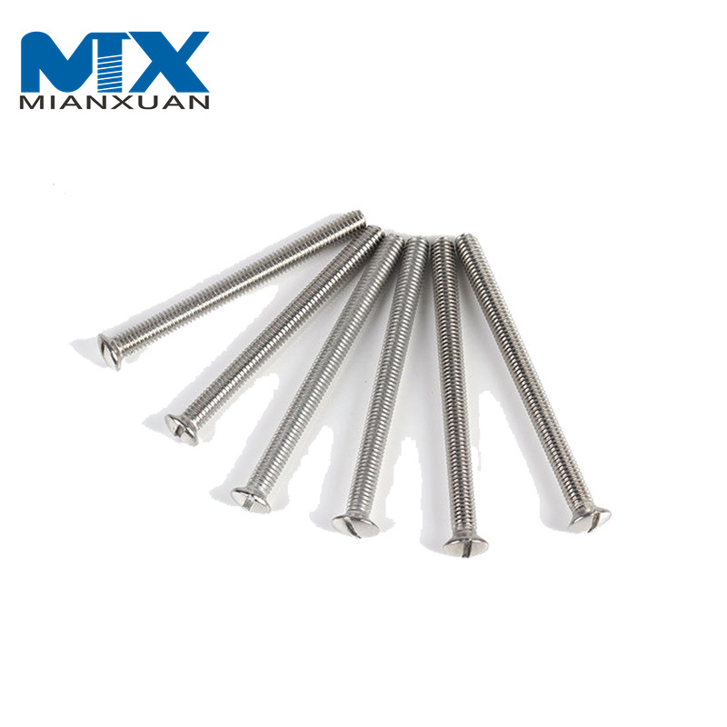 Оцинкованный винт с потайной головкой со шлицем DIN924 DIN964