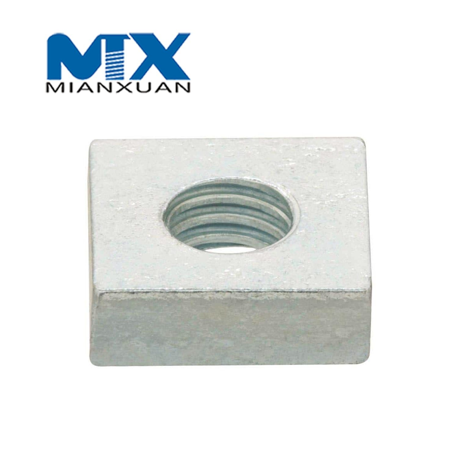 Углеродистая сталь 4,8 8,8 10,9 12,9 Квадратная гайка из мягкой стали DIN 562 557 Квадратная гайка DIN557 DIN562 M3 M4 M5 M6 M8 Цинк Черный, обычная оцинковка
