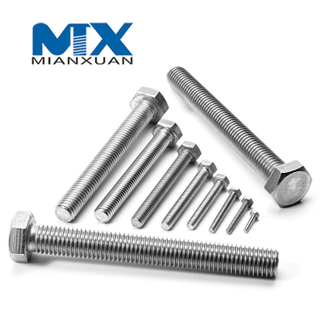 Оцинкованный болт, оцинкованный винт с шестигранной головкой, оптовая продажа стандартного крепежа с шестигранной головкой DIN933 DIN931 DIN6915 A325m с сине-белым оцинкованным покрытием