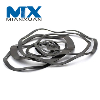 Волновая шайба из пружинной стали с черным окислением