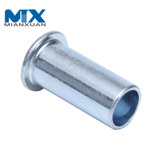 Твердая заклепка с плоской круглой головкой и медным покрытием DIN7338