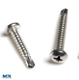 Крестообразные сверлильные винты с круглой головкой или саморезы