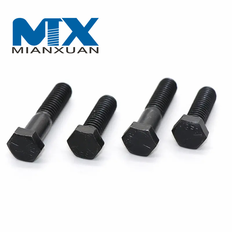 Крепеж из углеродистой стали DIN933 с шестигранной головкой и гайкой и шайбой