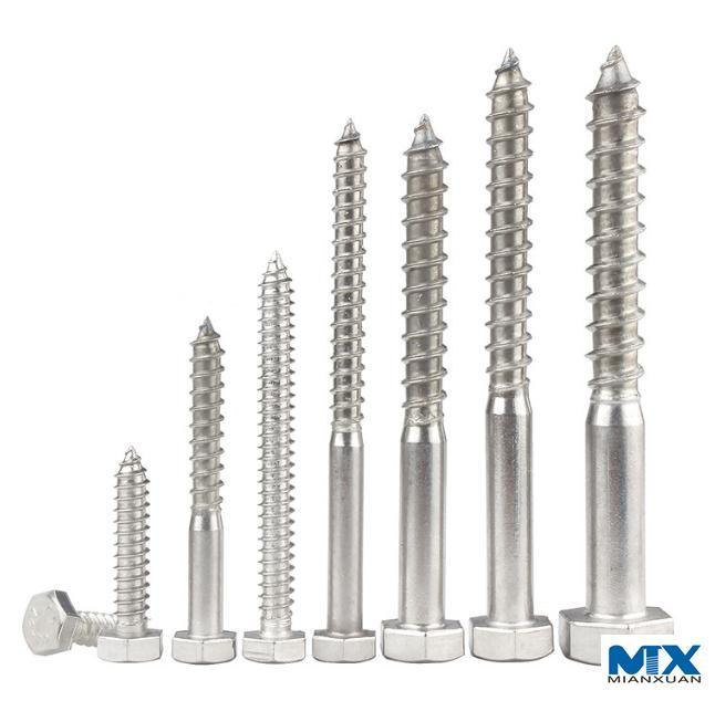 Винты с шестигранной головкой из нержавеющей стали