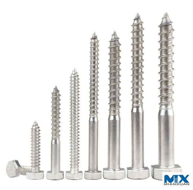 Винты с шестигранной головкой из нержавеющей стали