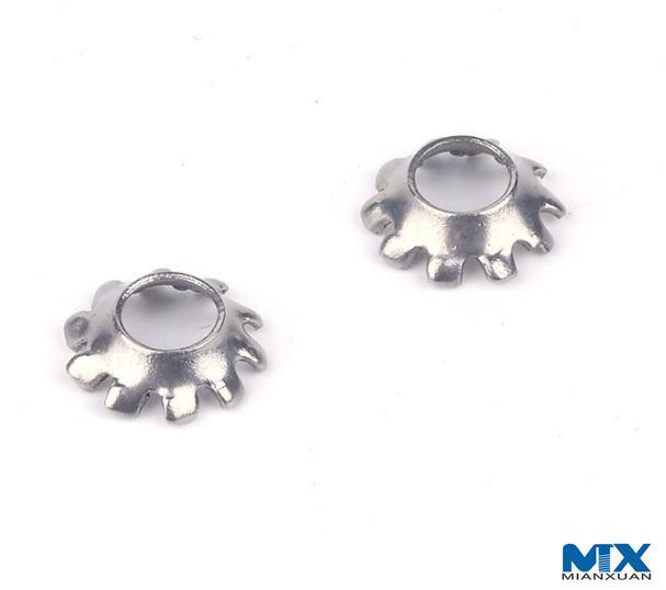 Зубчатые стопорные шайбы с потайной головкой — тип V