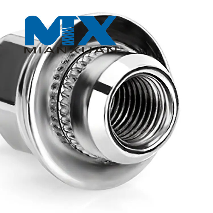 Гайки с плоским сиденьем из нержавеющей стали различных размеров для использования в автомобиле