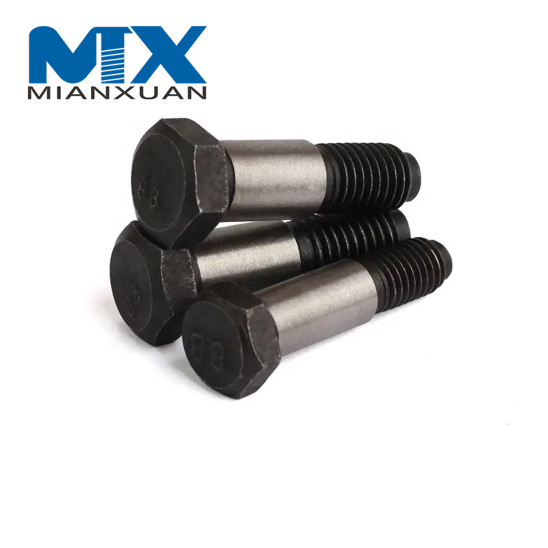 Болт с шестигранной головкой и длинной резьбой Углеродистая сталь марки 4.8 Легированная сталь марки 8.8