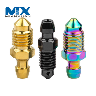 Коррозионностойкий титановый винт прокачки ниппеля суппорта M7 M8 M10 для мотоцикла