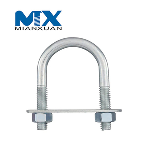 Нержавеющая сталь A2 A4 304 316 A2-70 A4-80 U-образный болт с шестигранной гайкой DIN3570 M3 M4 M5 M6 M8