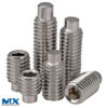 Установочные винты с шестигранной головкой из нержавеющей стали и собачьей головкой