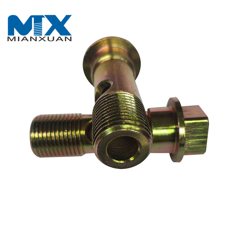 DIN7643 Гидравлический штуцер банджо из углеродистой стали полый болт банджо с отверстием