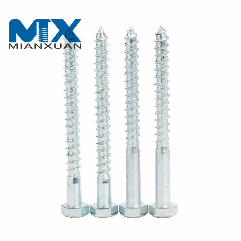 Винт DIN571 Шуруп с шестигранной головкой по дереву