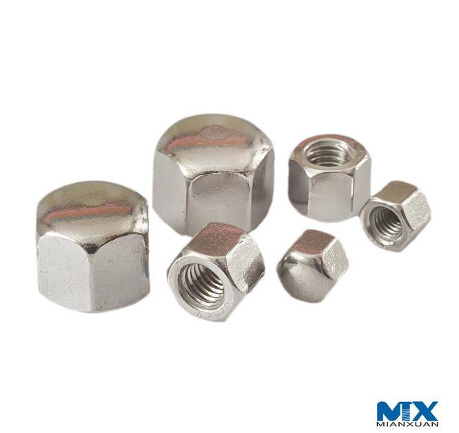 Шестигранные колпачковые гайки, низкий тип