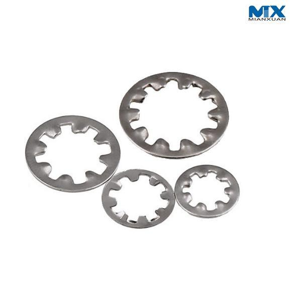 Зубчатые стопорные шайбы — тип J, с внутренними зубьями