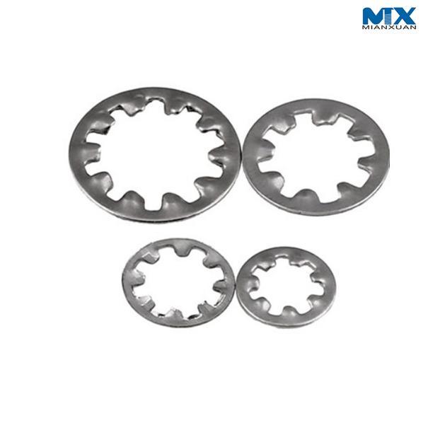 Зубчатые стопорные шайбы — тип J, с внутренними зубьями