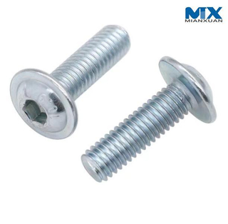 Винты с шестигранной головкой и буртиком