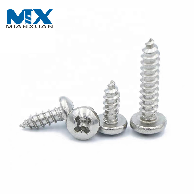 DIN7983 Саморезы с потайной головкой и крестообразным шлицем