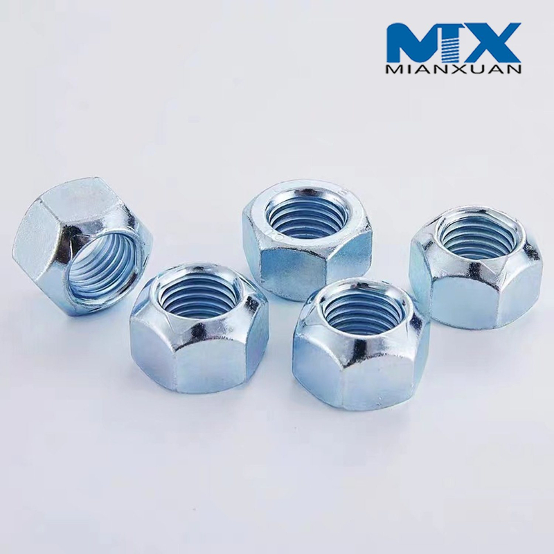 Углеродистая сталь DIN980V Цельнометаллическая контргайка стандартного производителя с черным оцинкованным покрытием