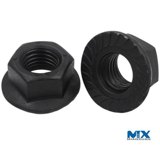 Шестигранные гайки с фланцем или без него