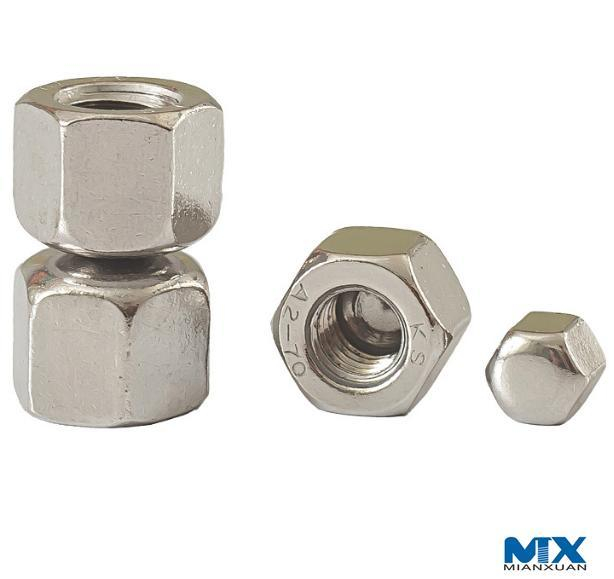 Шестигранные колпачковые гайки, низкий тип