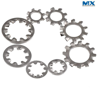 Зубчатые стопорные шайбы — тип J, с внутренними зубьями