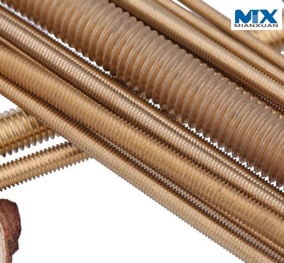 Латунные стержни с резьбой для строительства