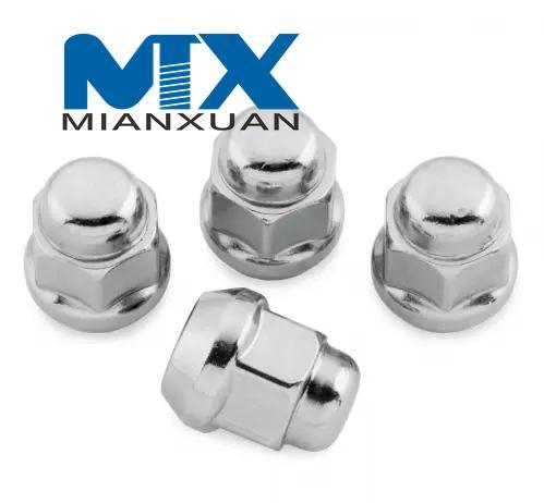 Гайки с плоским сиденьем из нержавеющей стали различных размеров для использования в автомобиле