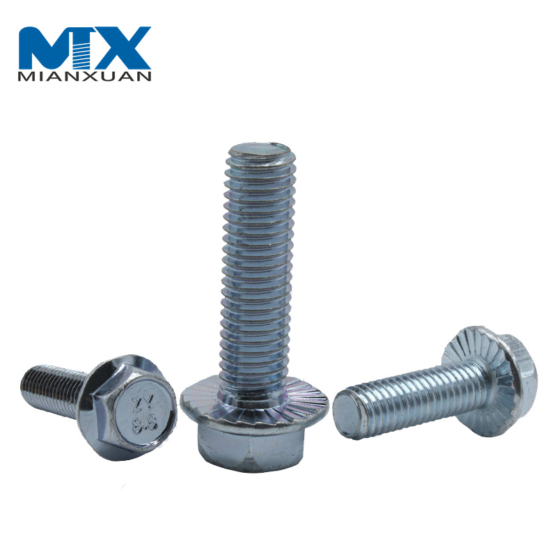 Высококачественный болт с зубчатым фланцем из нержавеющей стали DIN6921