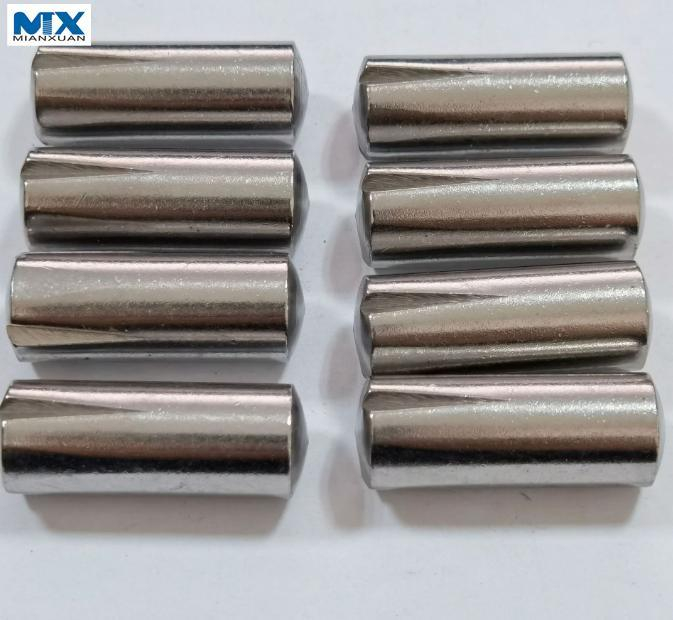 Рифленые штифты, конические рифленые половинной длины