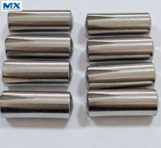 Рифленые штифты, конические рифленые половинной длины