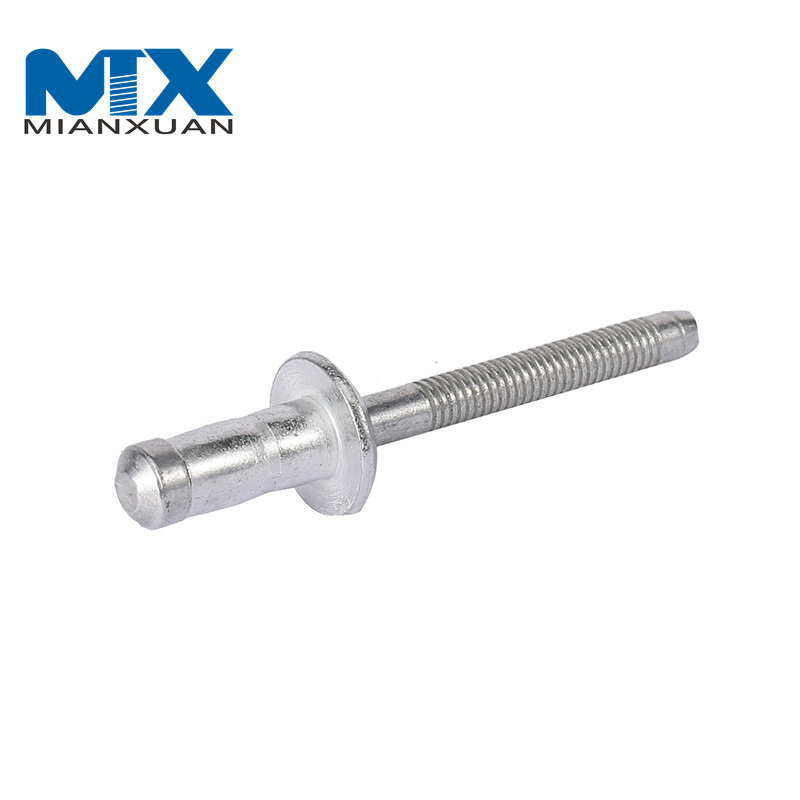 Цветная алюминиевая заклепка открытого типа с плоской головкой DIN7337