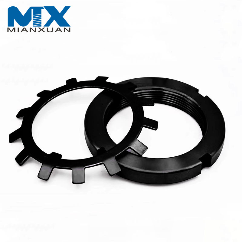 Контргайка шлицевого подшипника из нержавеющей стали DIN981