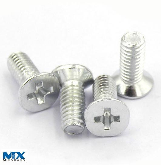 Винты с потайной головкой Pozi или pH с шлицем