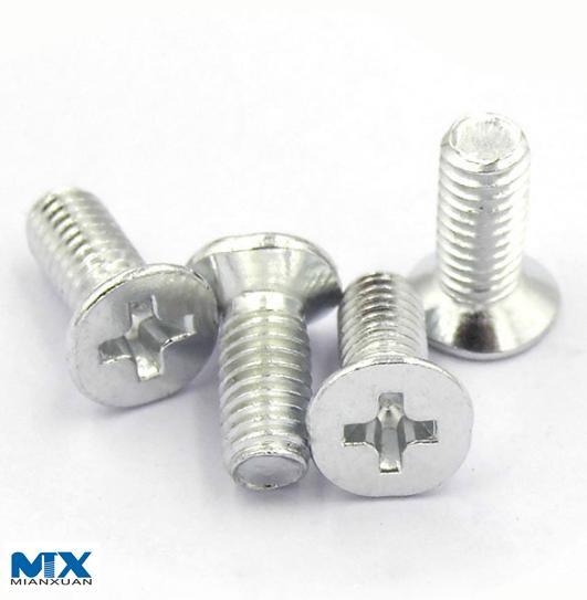 Винты с потайной головкой Pozi или pH с шлицем