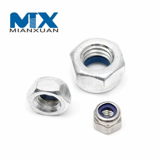 Нейлоновая вставка, шестигранные плавающие стопорные гайки с нейлоновым замком