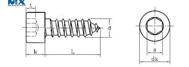 Шурупы с шестигранной головкой по дереву