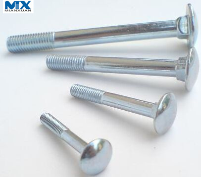 Болты с круглой головкой и квадратной шейкой (дюймовая серия)