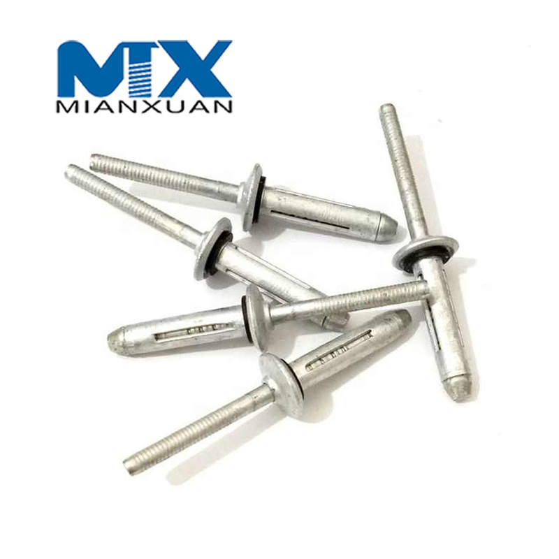 Tri Fold Tri Bulb Монтажная алюминиевая заклепка для каяка, каноэ