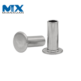 Трубчатая трубчатая/полая заклепочная труба из латунного материала, тип DIN7338